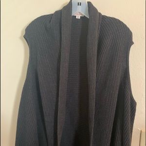 Merona Long Cardigan Sleeveless Size XL